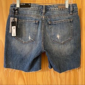 Miss Me Denim Shorts Size 27 NWT